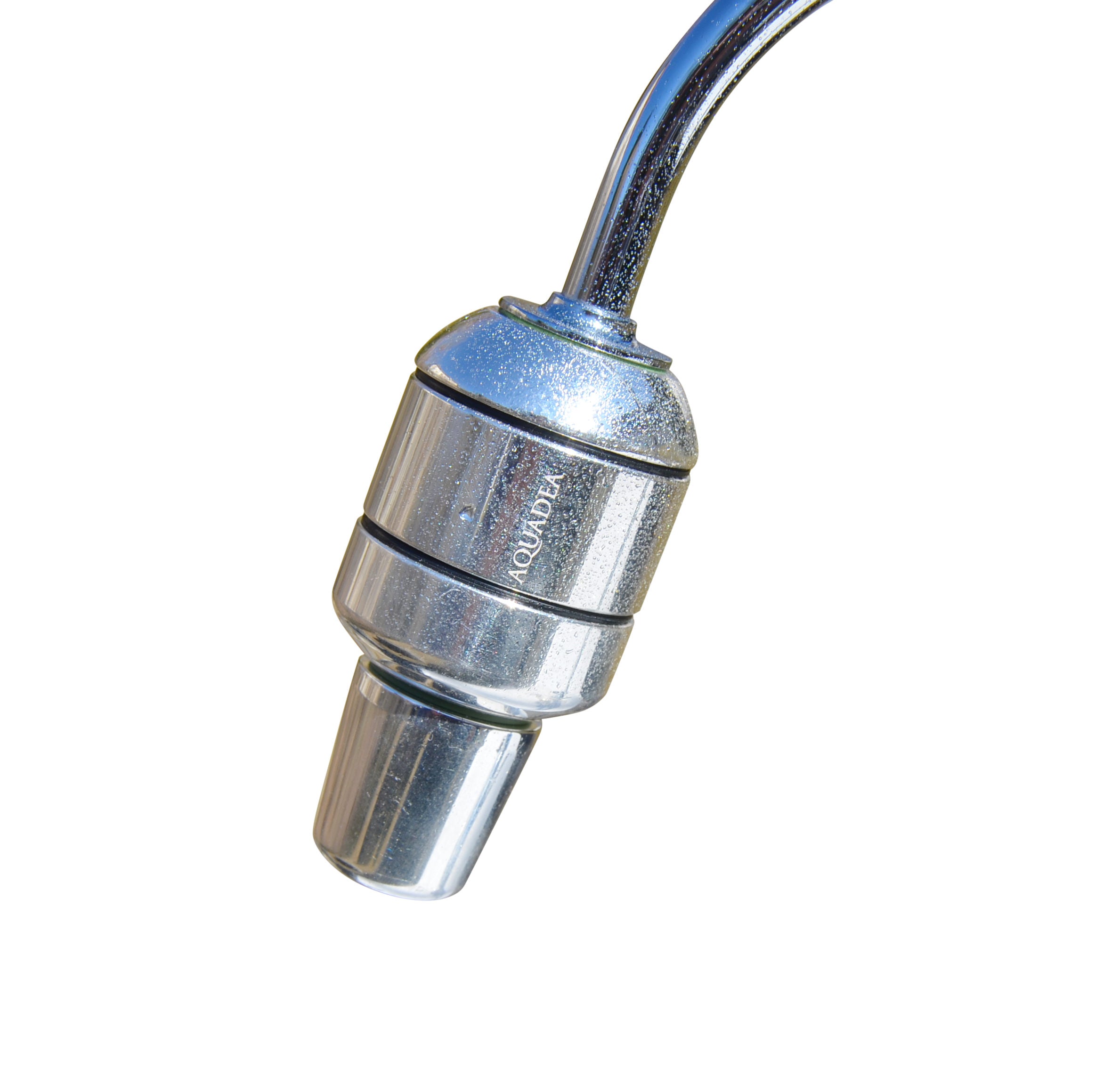Drinking water vortex: Trinity | Bronze Edition coated with pure silver (+ faucet Novara)