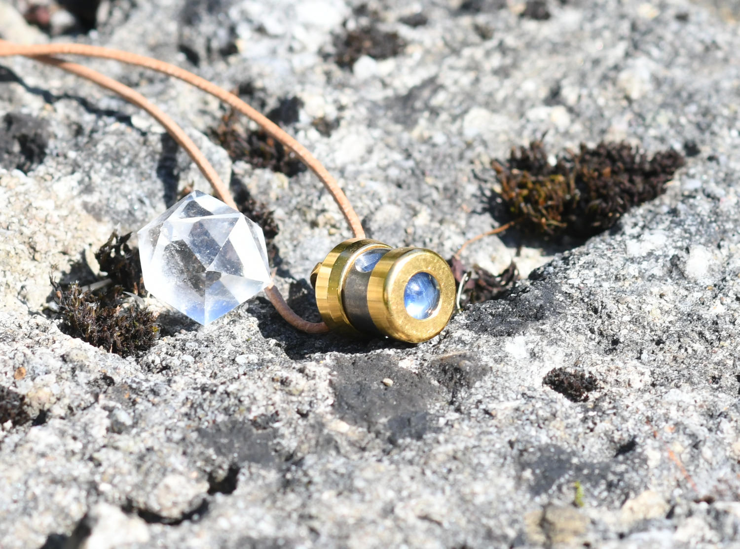 Cohérence 5 Gold -Titan | Herzkohärenz Anhänger - Titan, Highflow, Ge, Kyanit