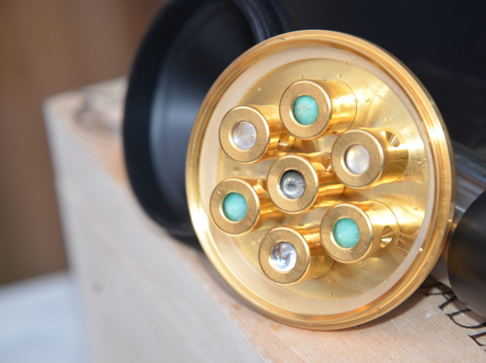 Kristallwirbel® Dusche "Prana Solaris" Titan-Gold | Erneuerung & Befreiung | Black Friday