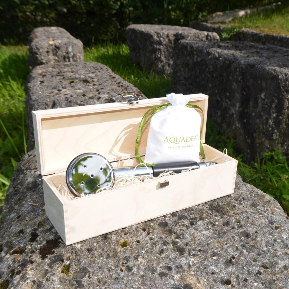 Kristallwirbel Duschkopf „Light of Lithium“ - Bronze-Platin