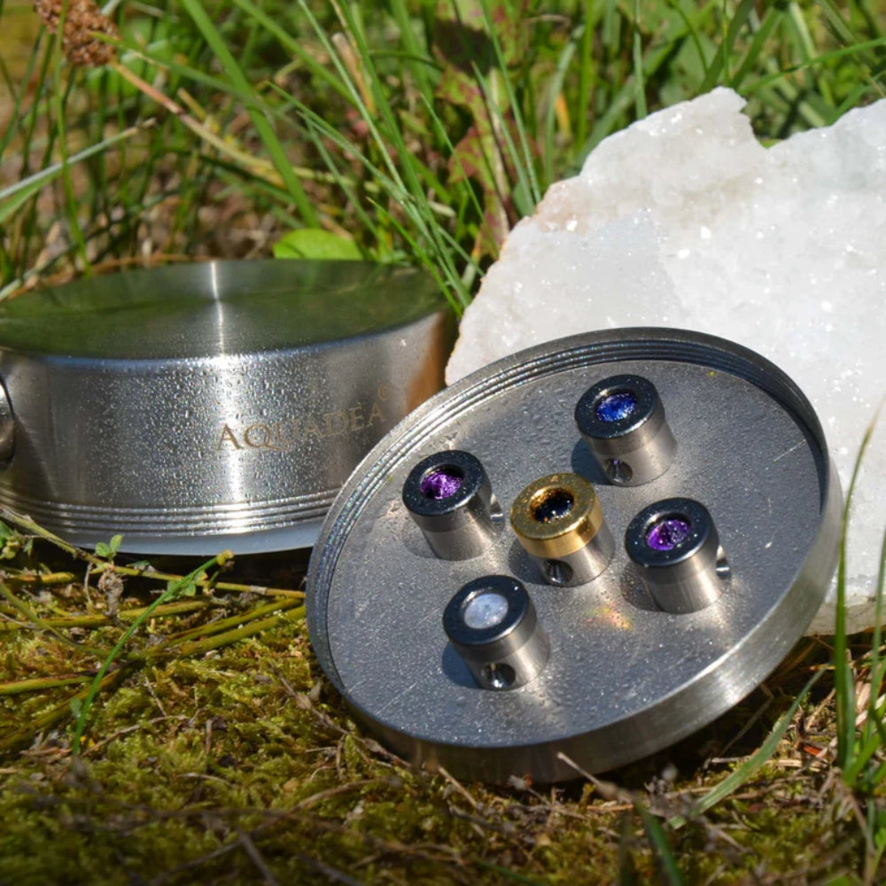 Nuummit Far Coasts | Titan, Edelstahl | Kristallwirbel Dusche LifePower 5