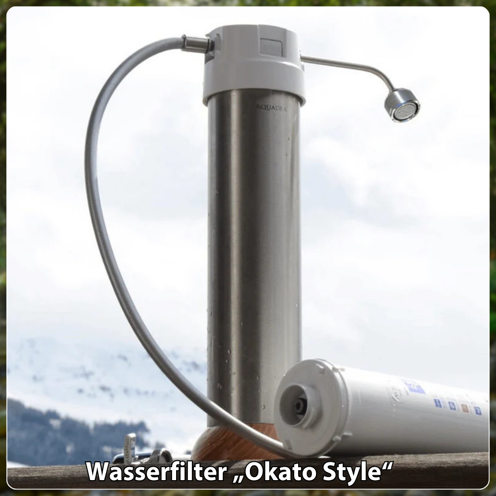 Okato Style water filter + ToneOne Basic Titan water swirler