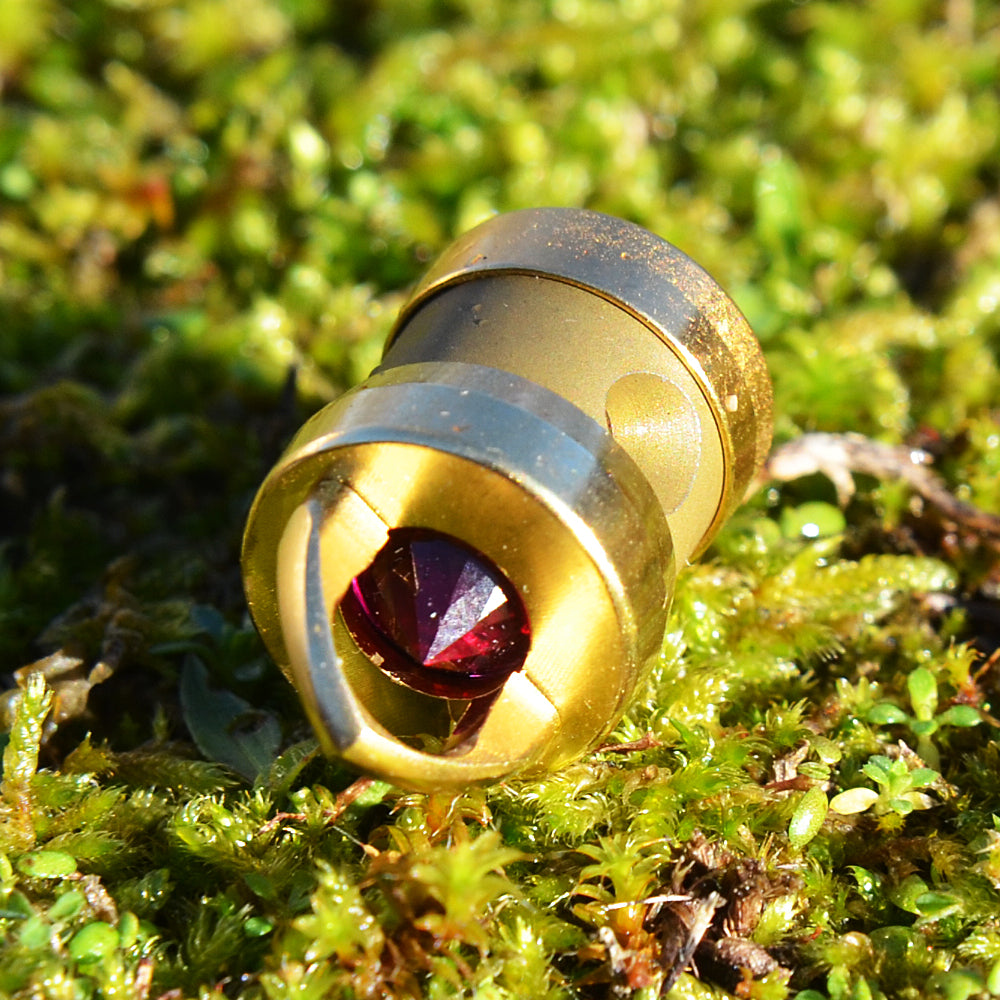 Herzkohärenz Kristallwirbel Schmuckanhänger „Pure Love“ Gold