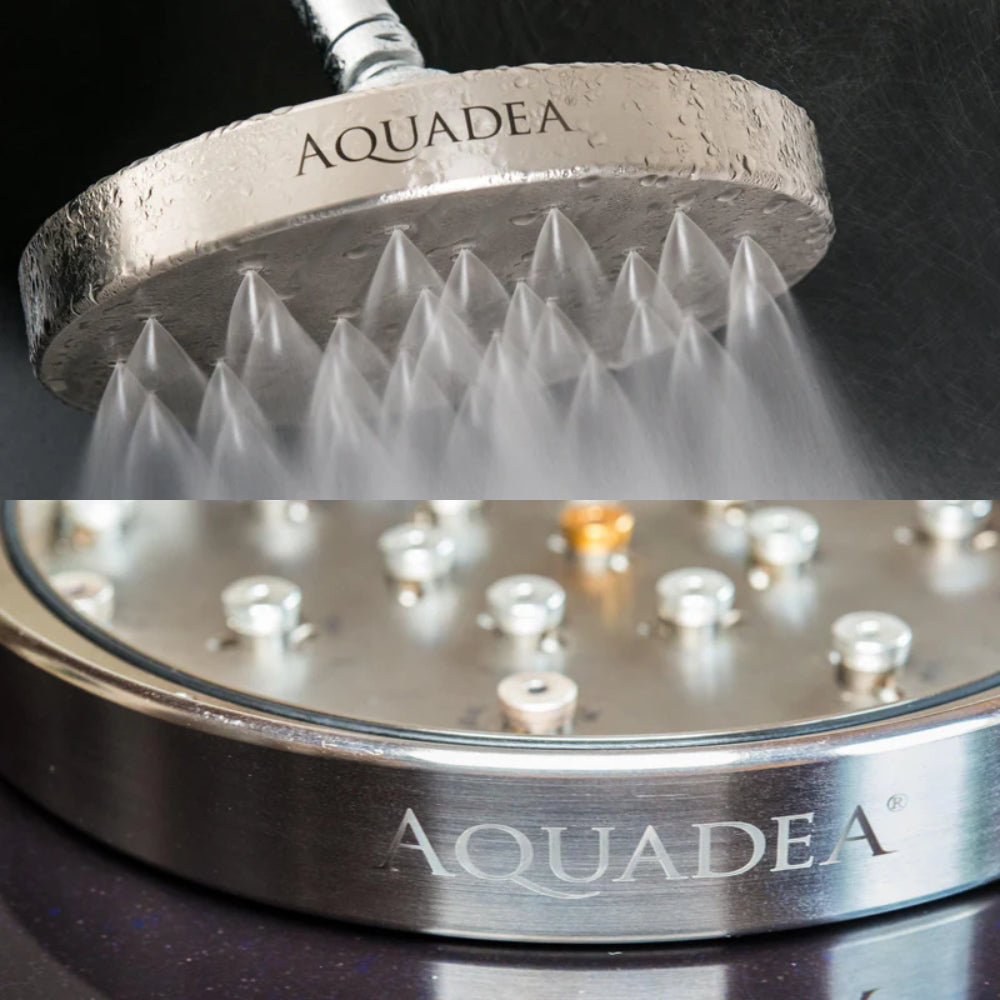 Kristallwirbel® Dusche "Titan-Portal Rubin" Maxi-Regen-Dusche