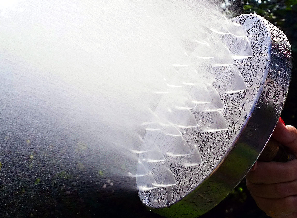 Kristallwirbel® Dusche "Titan-Portal Rubin" Maxi-Regen-Dusche