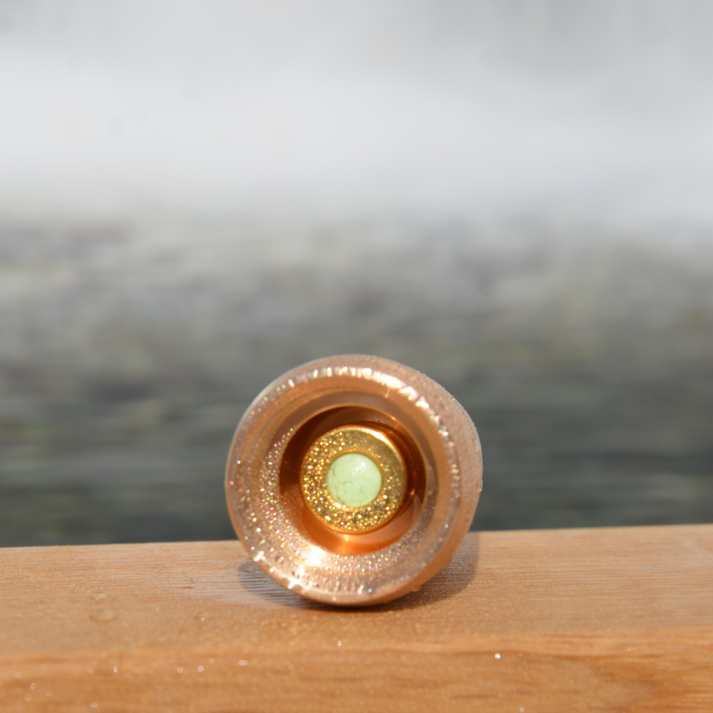KRISTALLWIRBEL® Wasserwirbler ToneOne Basic Bronze - Zitronenchrysopras