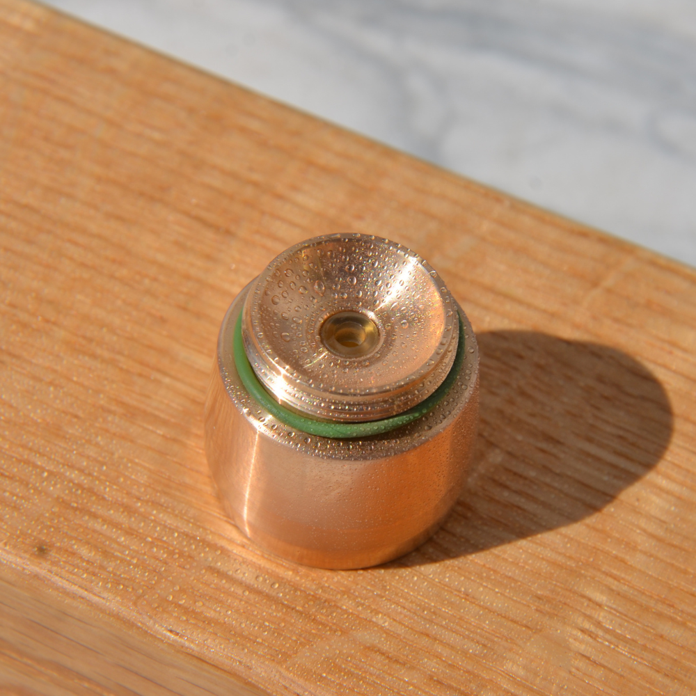 KRISTALLWIRBEL® Wasserwirbler ToneOne Basic Bronze - Zitronenchrysopras
