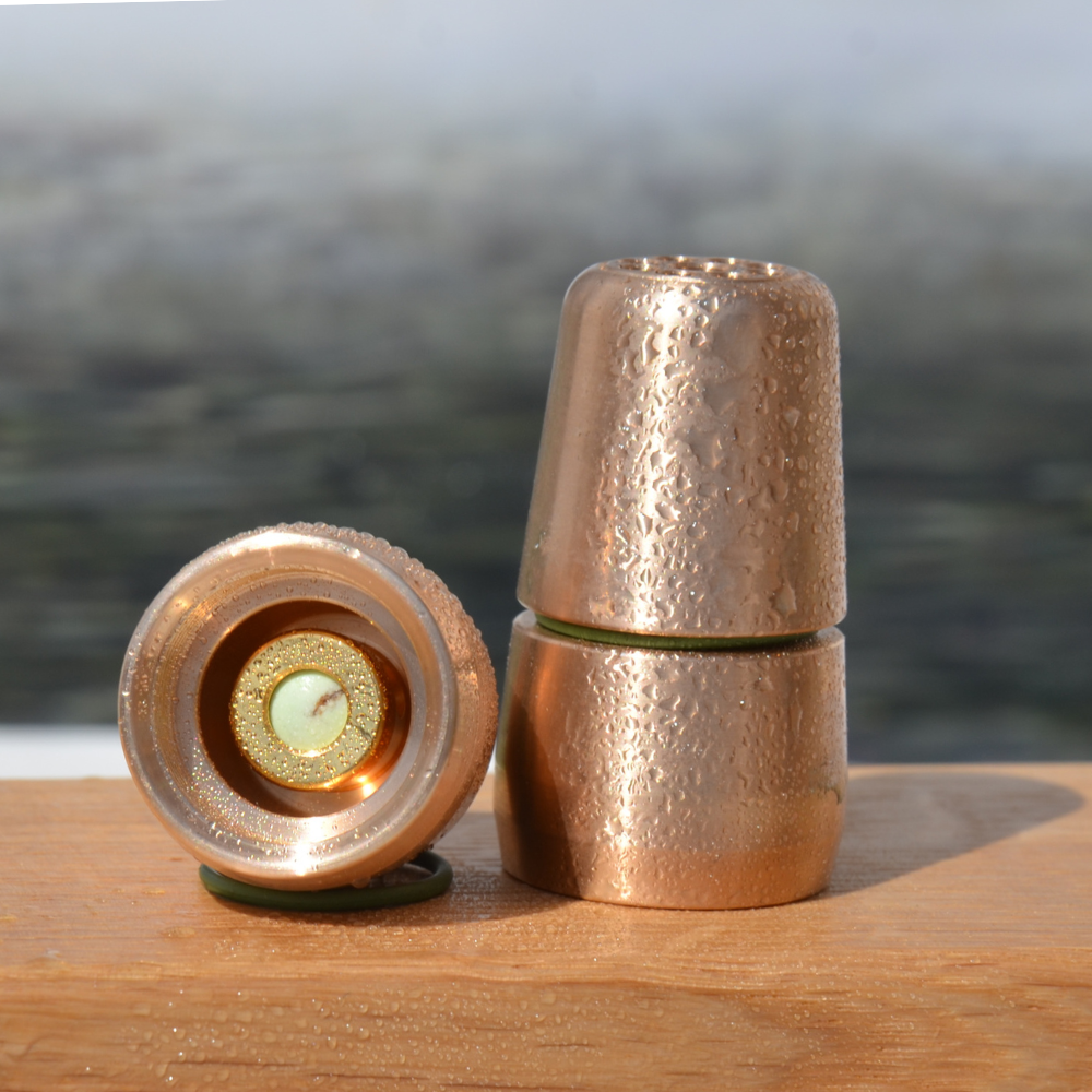 KRISTALLWIRBEL® Wasserwirbler ToneOne Basic Bronze - Zitronenchrysopras