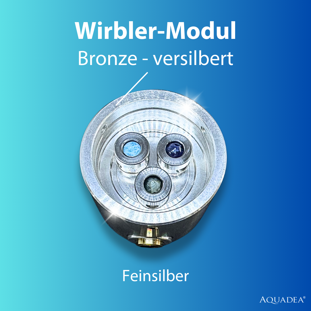 (NEW) Water swirler Inline Opulence 3 Blue Light (Aquamarine/Larima/Iolite)