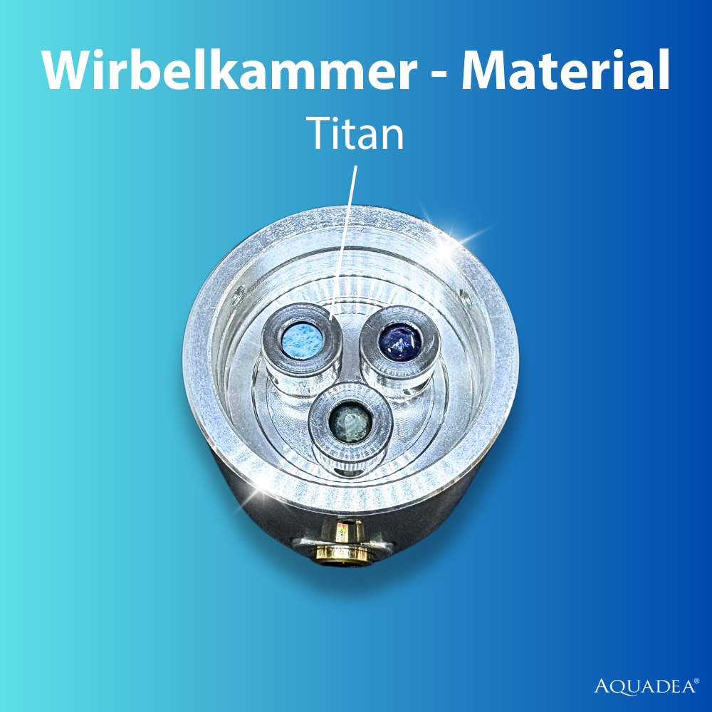(NEW) Water swirler Inline Opulence 3 Blue Light (Aquamarine/Larima/Iolite)