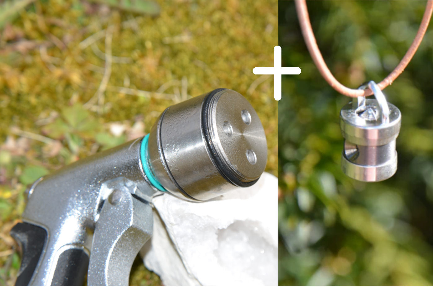 Kristallwirbel® Garten-Dusche "AquaJet - Erdenlicht"