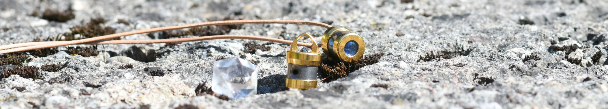 Cohérence 5 Gold -Titan | Herzkohärenz Anhänger - Titan, Highflow, Ge, Kyanit