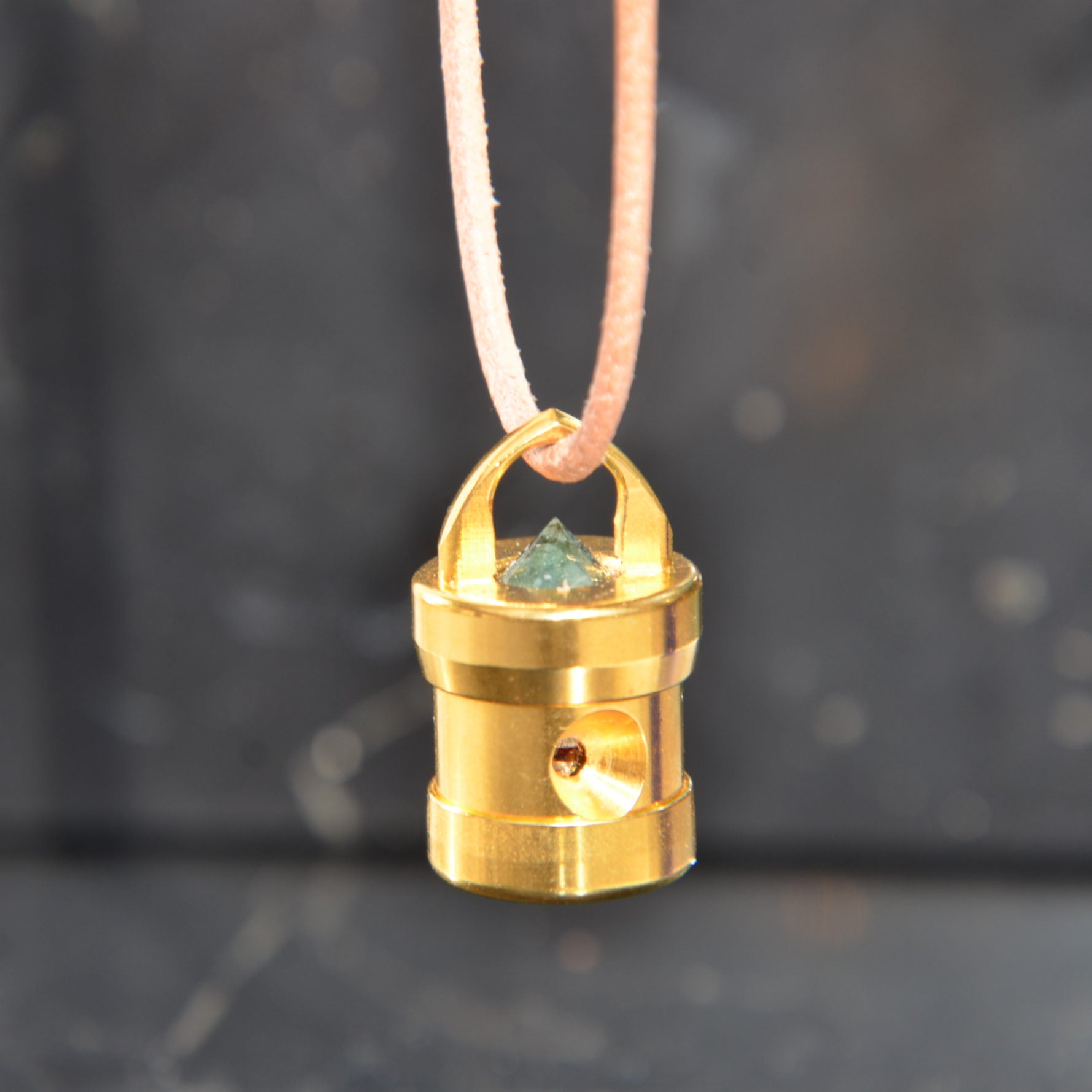 Cohérence One Smaragd - Gold | Herzkohärenz Anhänger - Gold, Smaragd, Tantal, Highflow, Rubin