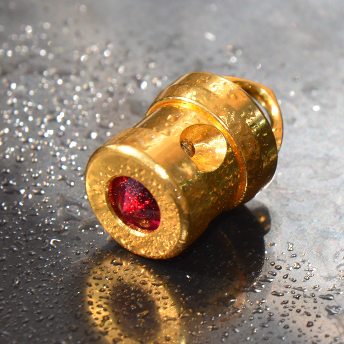 Cohérence One Smaragd - Gold | Herzkohärenz Anhänger - Gold, Smaragd, Tantal, Highflow, Rubin