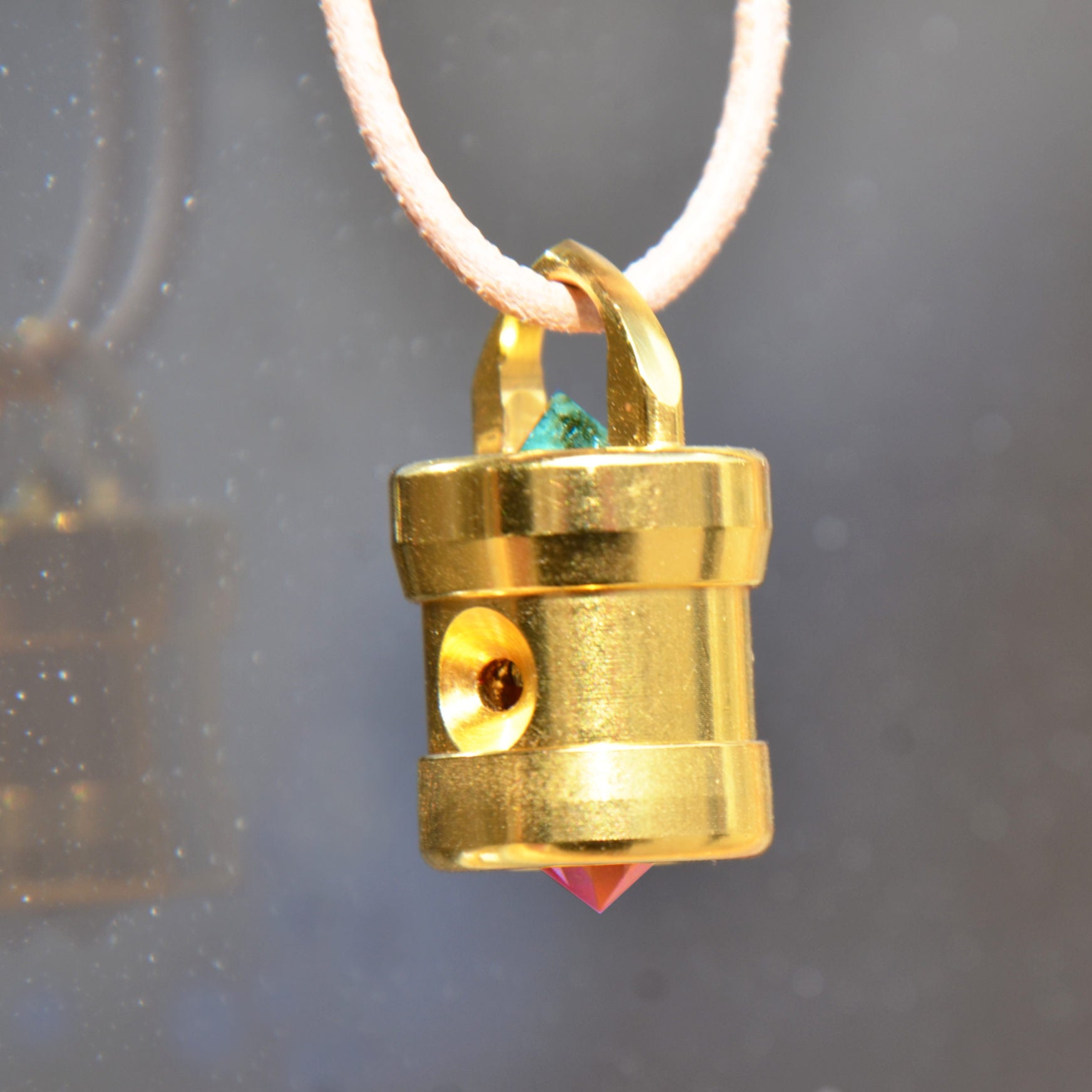 Cohérence One Smaragd - Gold | Herzkohärenz Anhänger - Gold, Smaragd, Tantal, Highflow, Rubin