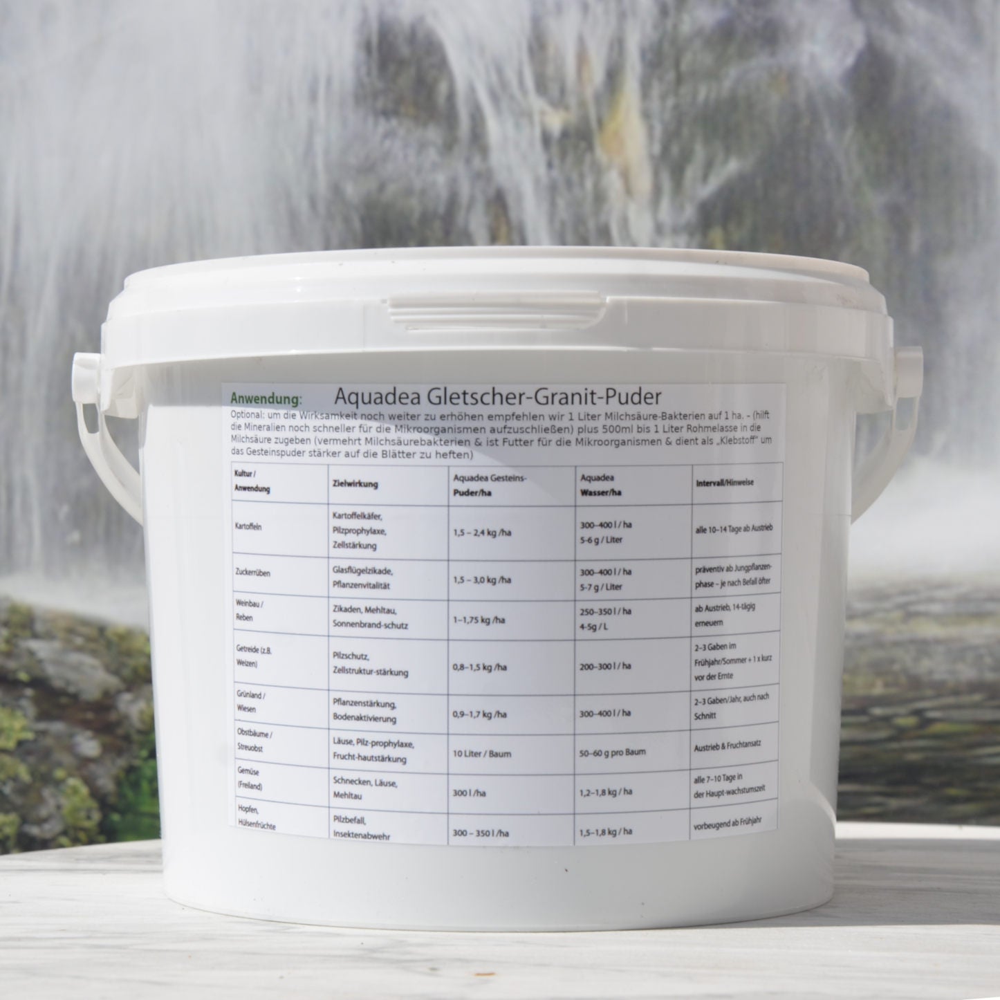 Gesteins-Mehl-Puder mit Calcium/Mg – GP6 – extrem fein mikronisiert 6 μm