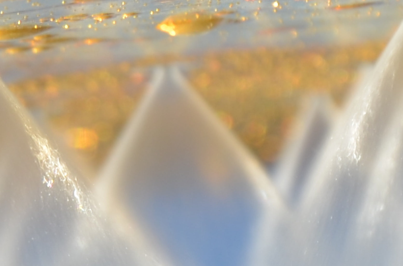 Kristallwirbel® Dusche "Duschportal Gold" Maxi-Regen-Dusche | Titan-Gold