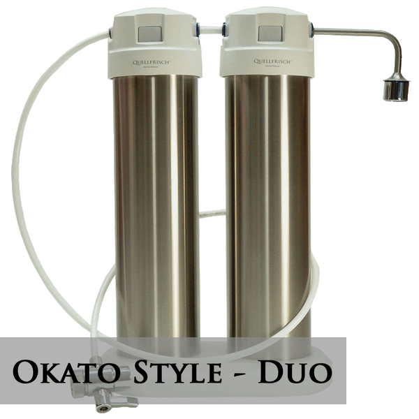 Auftischfilter Okato® Style "Duo" / "Trio" | Schadstoff- und Keimfilterung bei Leitungswasser