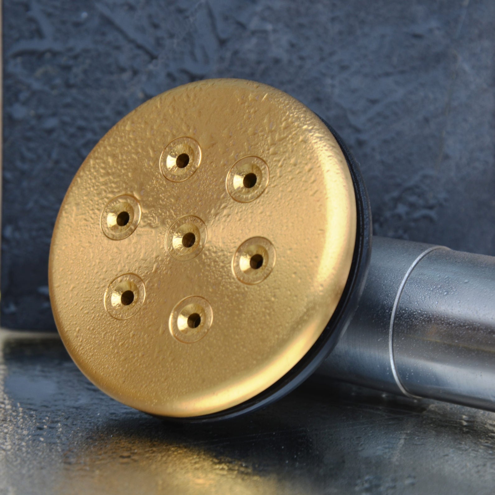 Kristallwirbel® Dusche "Prana Solaris" Titan-Gold | Erneuerung & Befreiung