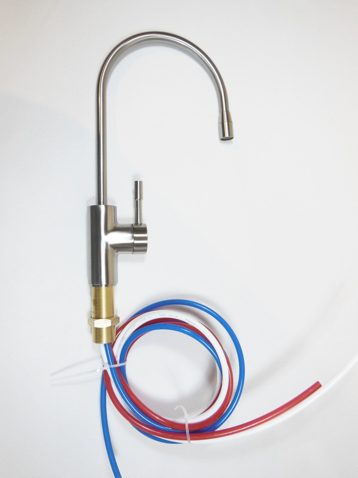 1-way faucet "Q1" stainless steel | Leakage protection for osmosis and filter.