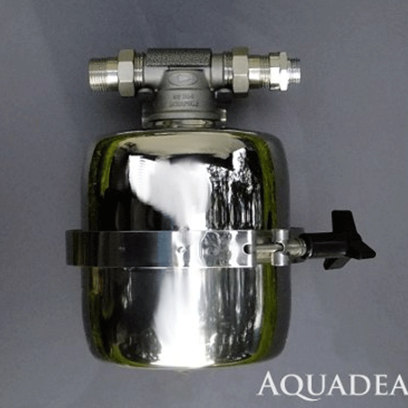 Aquadea® Dusch-Filter 12 Liter aus Edelstahl mit patentierter 2 Stufen Filterung