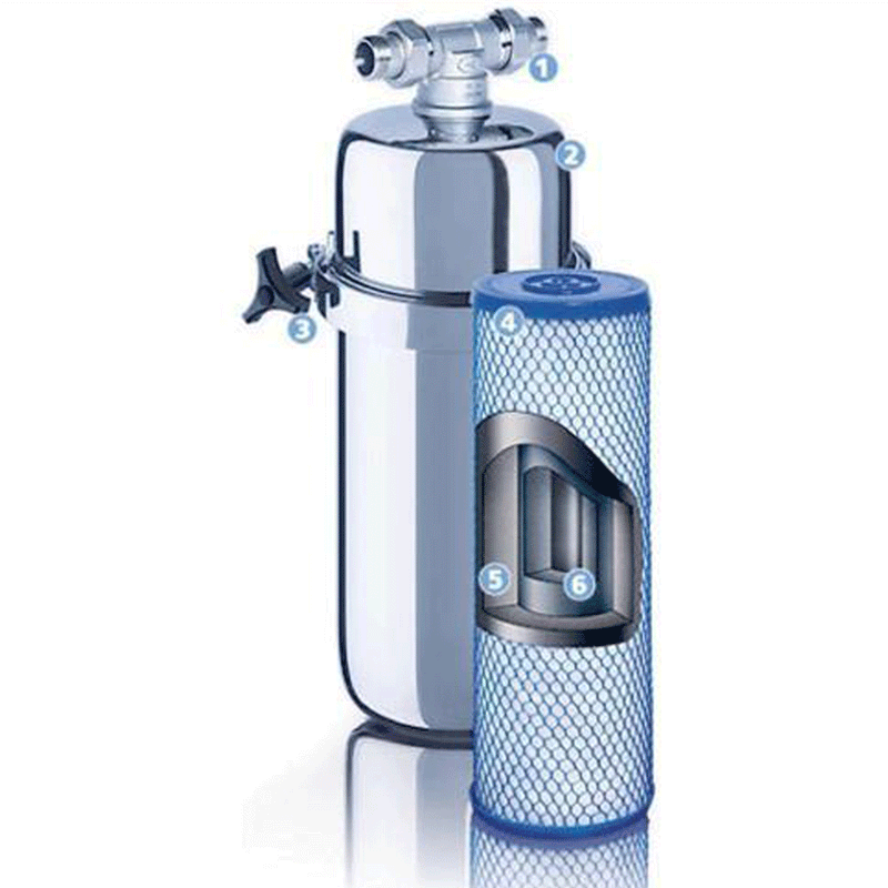Aquadea® Hochleistungs-Duschfilter; bis 18 Liter/Minute; mit patentierter 2 Stufen Filterung