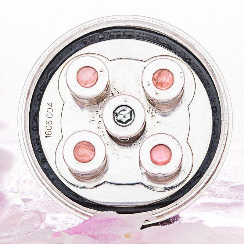 Kristallwirbel® Dusche „Kleine Rose 5“ Titan | Herzenswärme & Kreativität