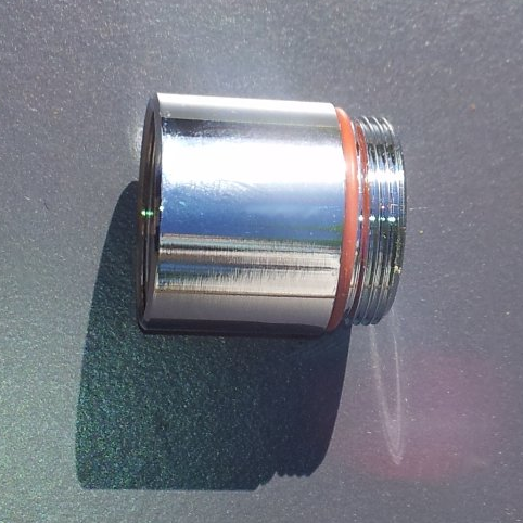 Adapter M22 AG x M22 IG, verchromt, Version "ohne Hals" - AQUADEA GmbH
