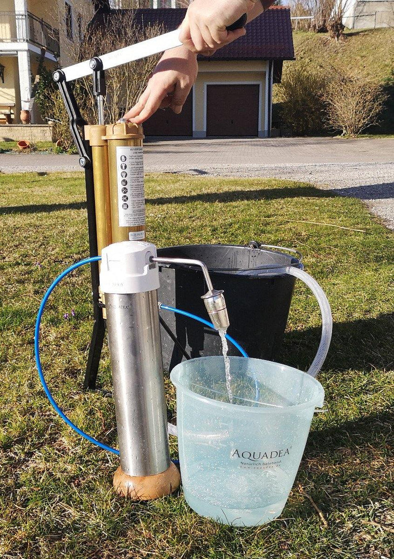 Not-Versorgung Trinkwasser: Autark Hand-Pumpensystem | Outdoor, Survival, Camping - AQUADEA GmbH