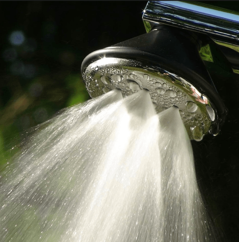 Kristallwirbel®-Kammer Duschkopf LifePower "Silamarine 5" | Silber - AQUADEA GmbH