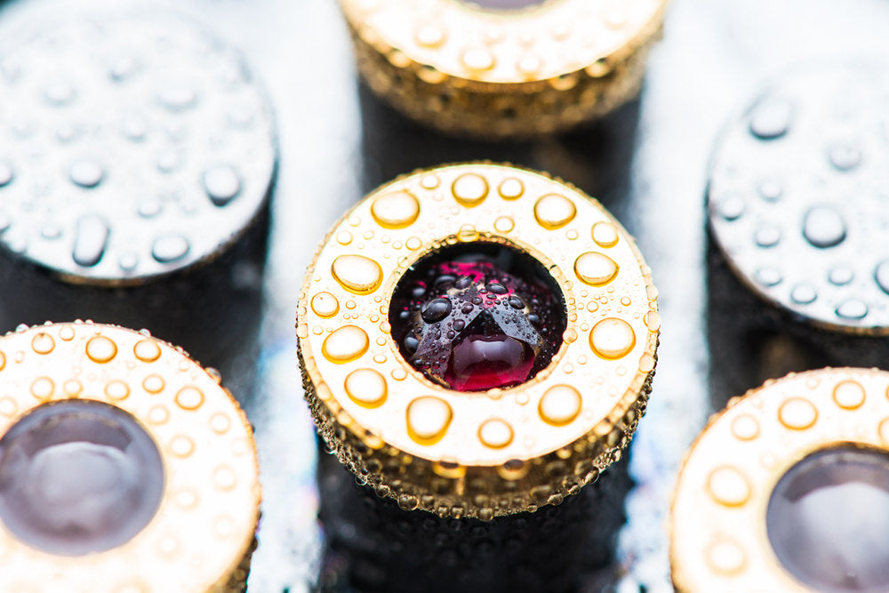 Kristallwirbel® Dusche "Glowing Star" Bronze-Ruthenium | Tatkraft & Leidenschaft | ADV