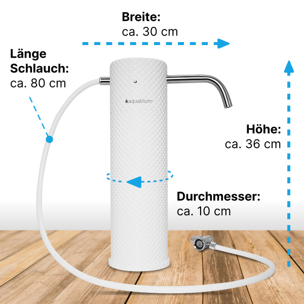 Paket-Angebot Trinkwasserfilter "bloomi" 2-stufig mit Edelstahl + Tone One Basic