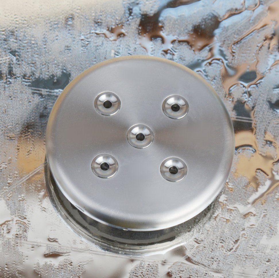 Kristallwirbel® Dusche "Basic Pure" Titan 5 | Bergkristall