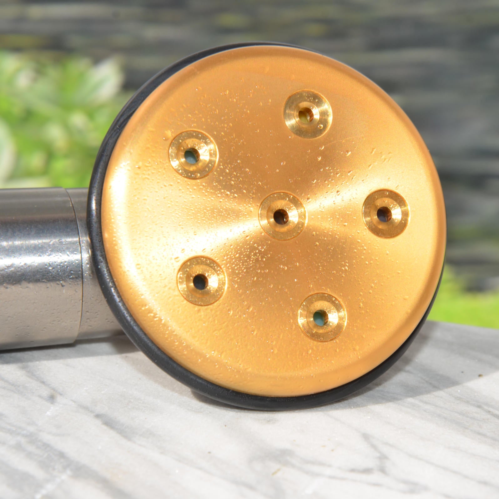 Kristallwirbel® Dusche "High-Gold Quantum" Titan-Gold |