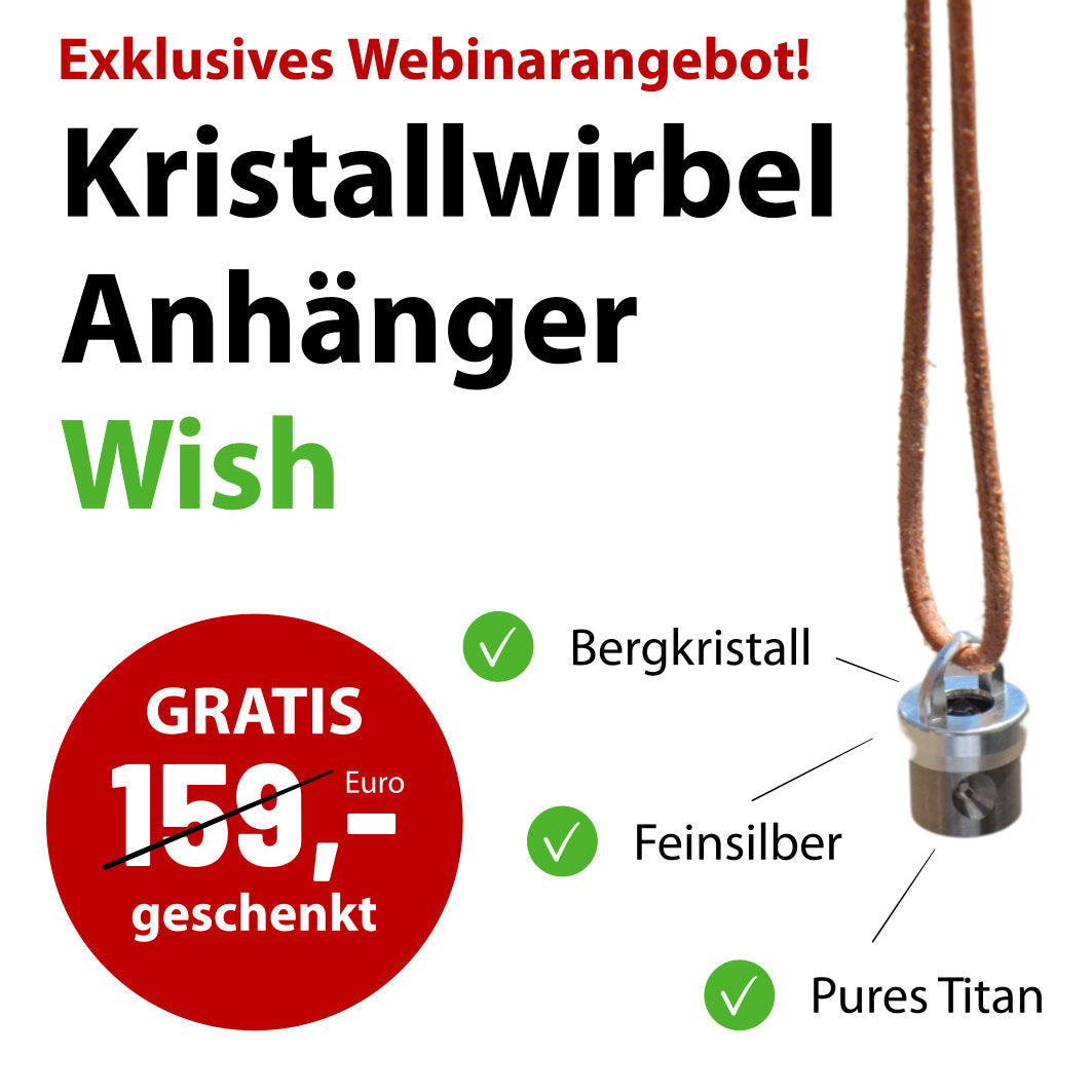 Webinarangebot Kristallwirbeldusche Lifepower Wish