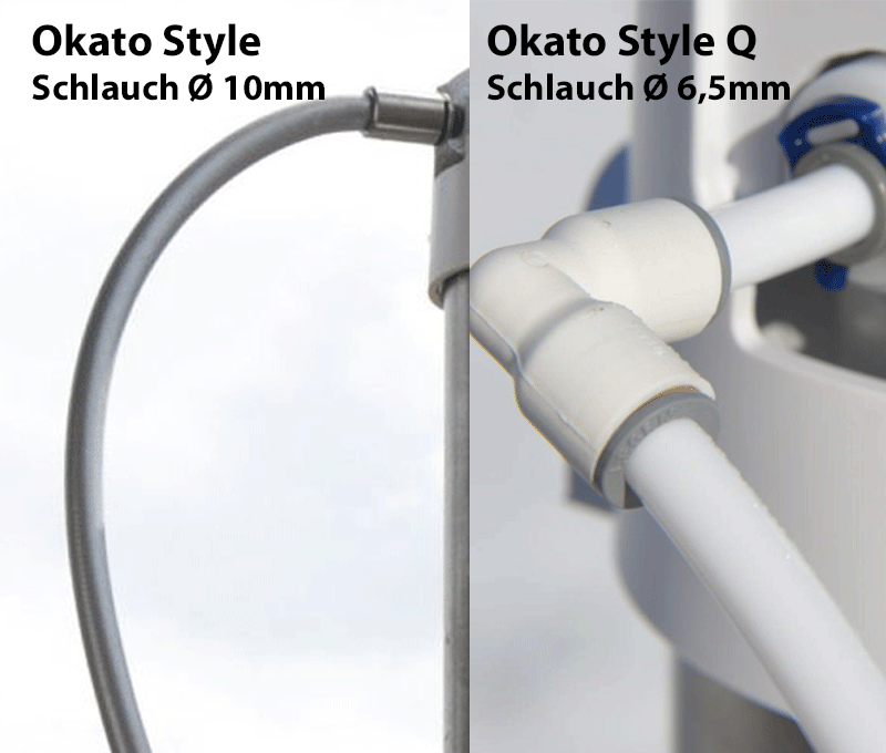 Auftischfilter Okato® Style "Duo" / "Trio" | Schadstoff- und Keimfilterung bei Leitungswasser