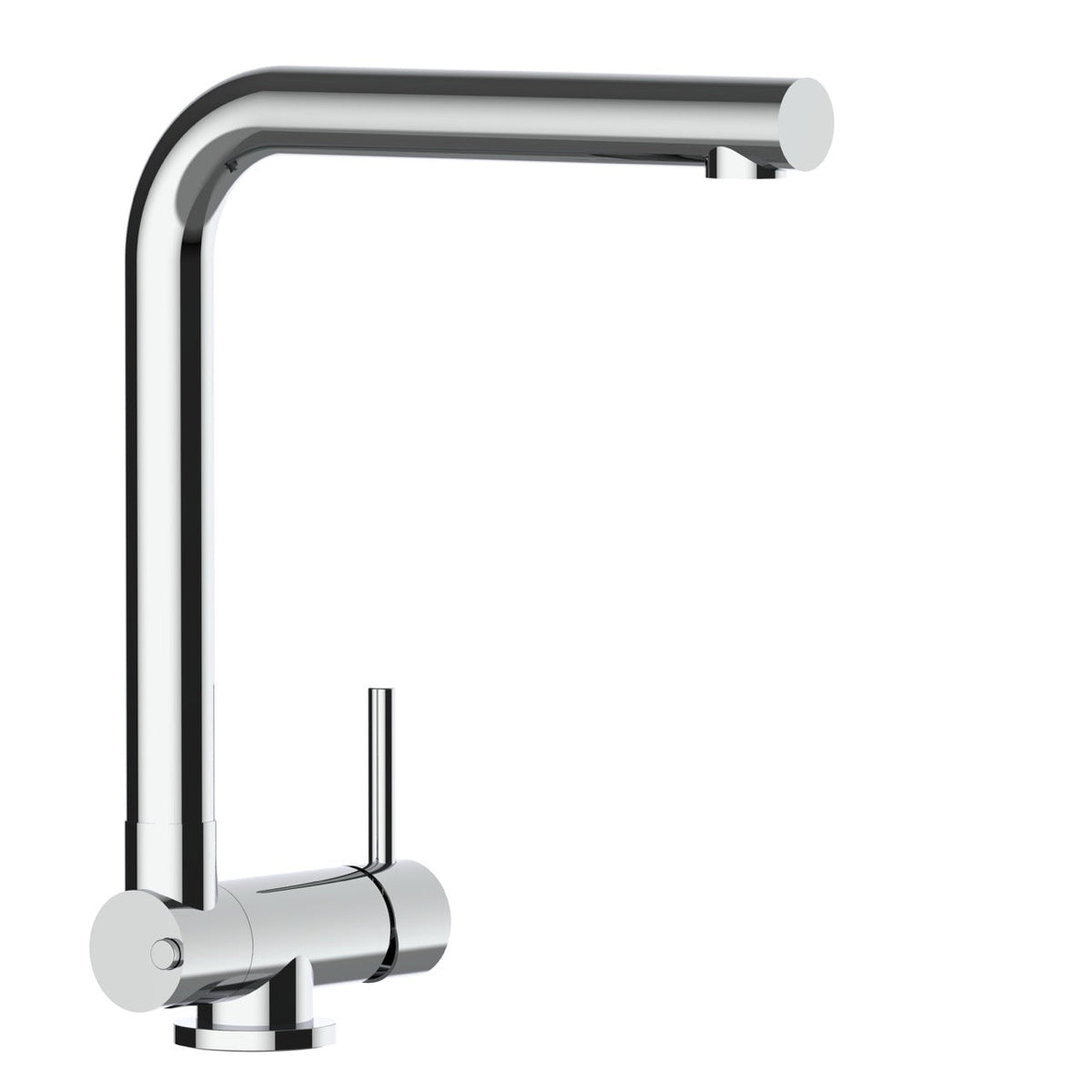 Vorfenster Küchenarmatur, Umklappbarer Auslauf 4,5 cm, 360° L-Auslauf, Verchromt