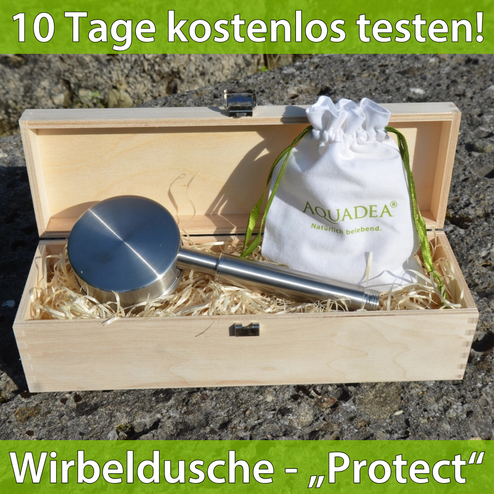 Kristallwirbel® Duschkopf Titan-Edelstahl PROTECT 5