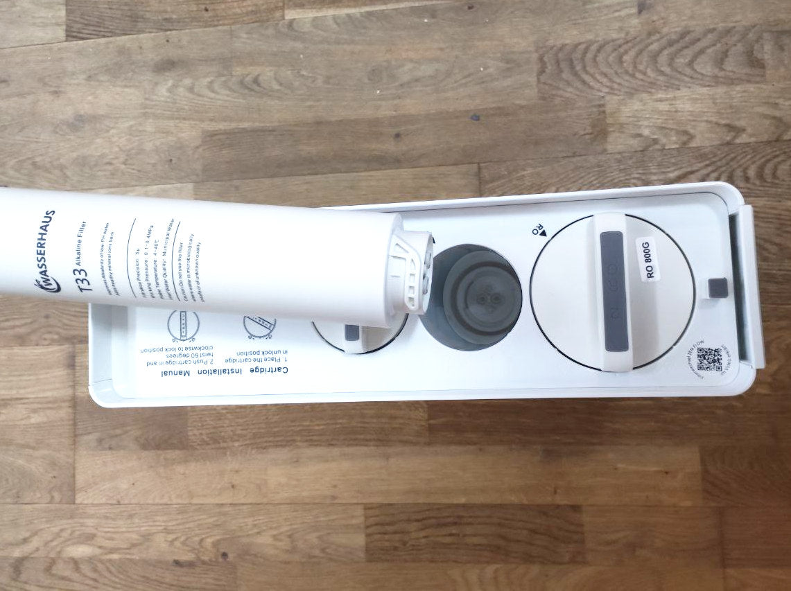 Aquadea "ZEN FLOW Set" – Direct Flow Reverse Osmosis System with Upstream Aquadea Kristallwirbel® Inline Vortex Generator