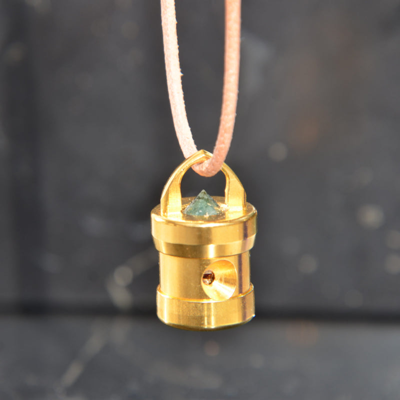 Cohérence One Smaragd - Gold |   Herzkohärenz Anhänger   -  Gold, Smaragd, Tantal, Highflow, Rubin