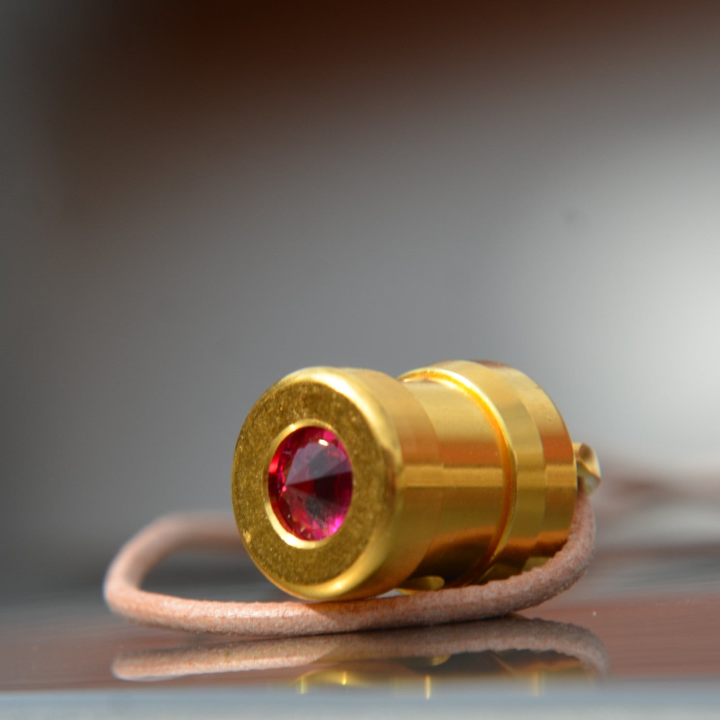 Cohérence One Smaragd - Gold |   Herzkohärenz Anhänger   -  Gold, Smaragd, Tantal, Highflow, Rubin