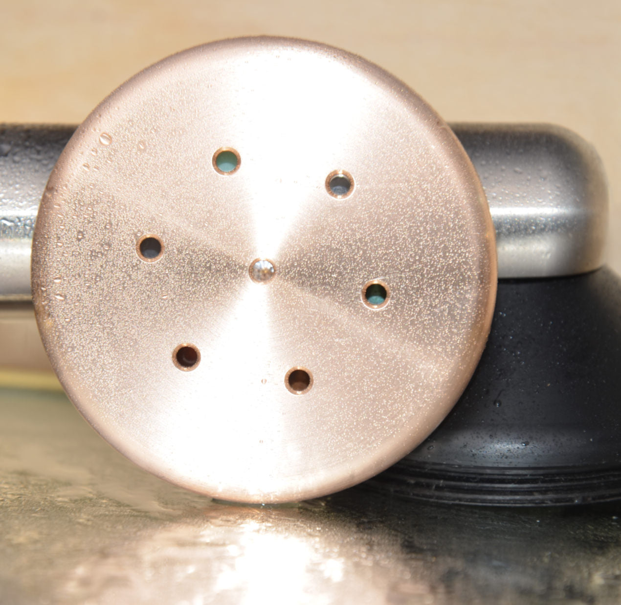 Kristallwirbel® Dusche "Courage 7" Bronze | Mut & Zuversicht