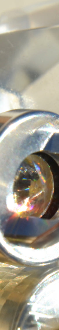 Herzkohärenz Kristallwirbel® Schmuckanhänger „Nova Artemis" Silber | HighFlow Kristall, Mondstein