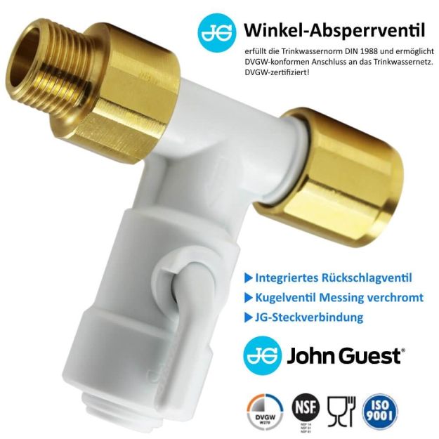 Aquadea "ZEN FLOW Set" – Direct Flow Umkehrosmoseanlage mit vorgeschaltetem Aquadea Kristallwirbel®-Inlinewirbler