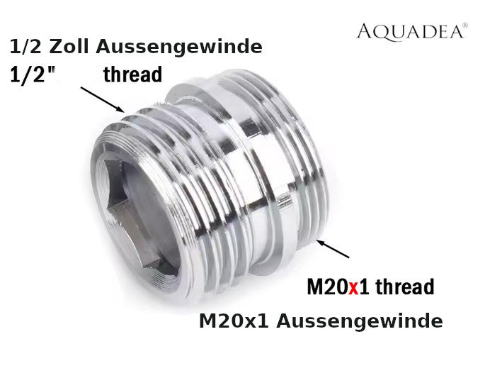 M20x1  |  Adapter M20 IG / AG / 1/2"