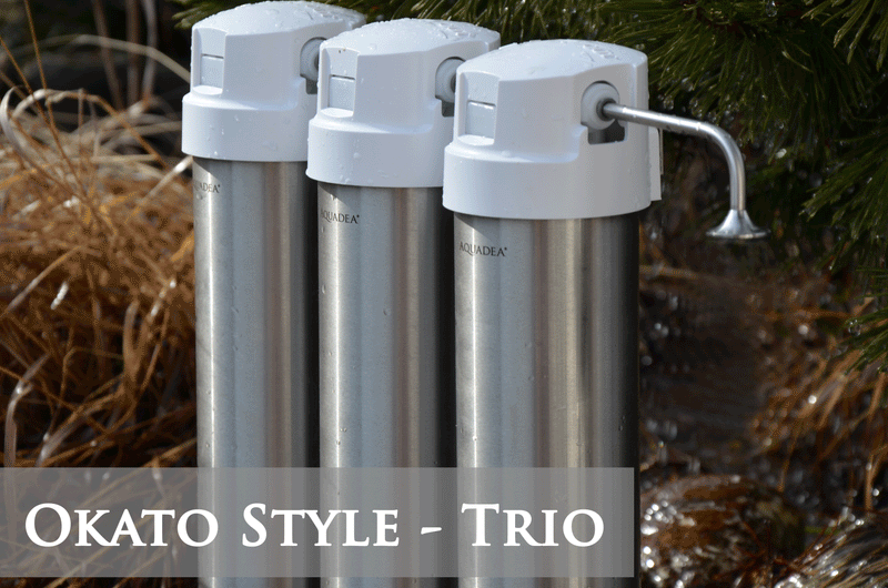 Auftischfilter Okato® Style "Duo" / "Trio" | Schadstoff- und Keimfilterung bei Leitungswasser