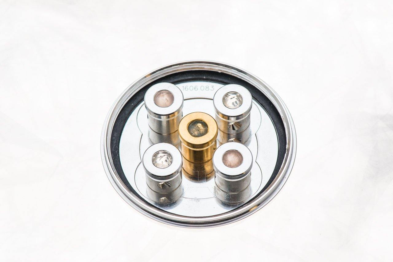 Kristallwirbel®-Kammer Duschkopf LifePower "Silamarine 5" | Silber - AQUADEA GmbH