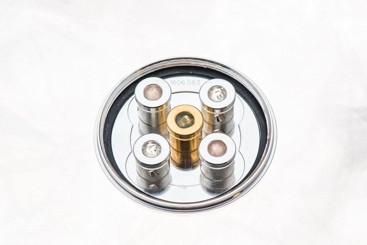 Kristallwirbel®-Kammer Duschkopf LifePower "Silamarine 5" | Silber - AQUADEA GmbH