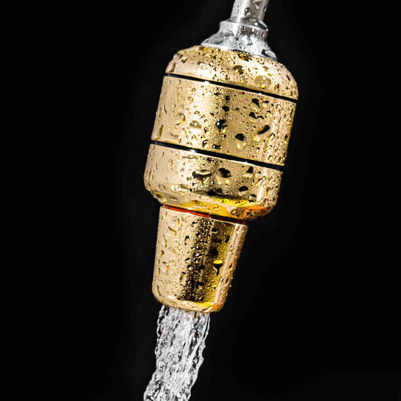 Kristallwirbel®-Kammer Wasserverwirbler LifeSource "Trinity" | Gold | Basis-Einheit - AQUADEA GmbH