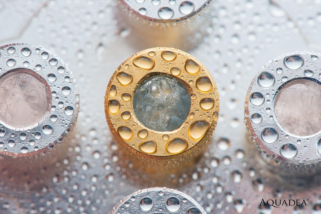Kristallwirbel®-Kammer Duschkopf LifePower "Silamarine 5" | Silber - AQUADEA GmbH